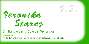 veronika starcz business card